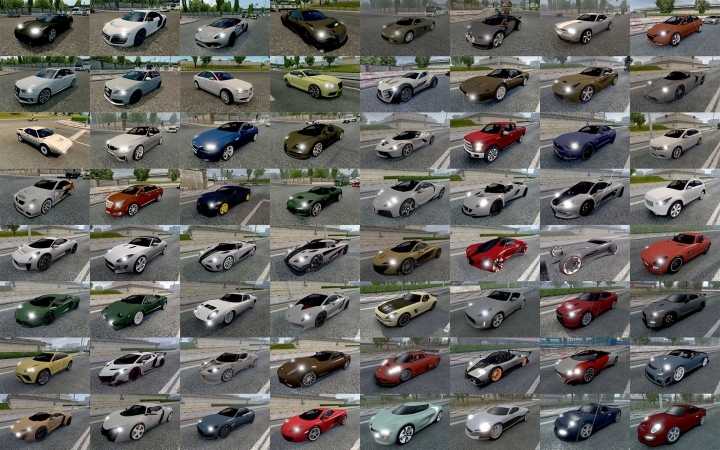 Asphalt8 Traffic Pack V1.0.9 ETS2 1.48