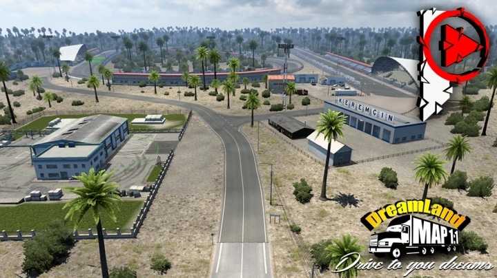 Dreamland Map V1.0.1 ETS2 1.48