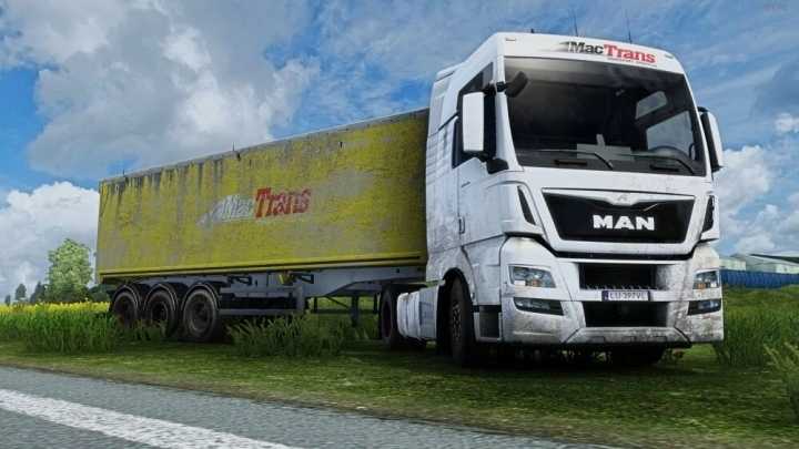 Gloovers Man Mactrans Dirty Skin ETS2 1.48