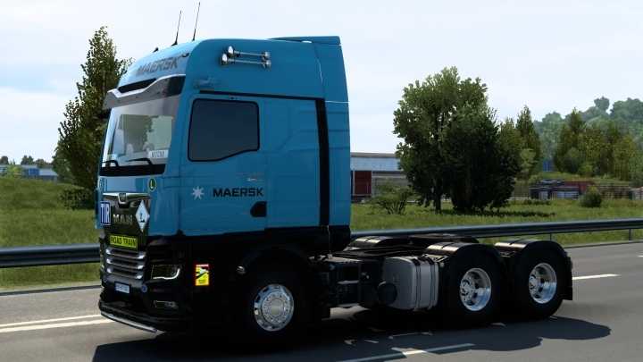 Man Tg3 Tgx Maersk Skin V2.0 ETS2 1.48