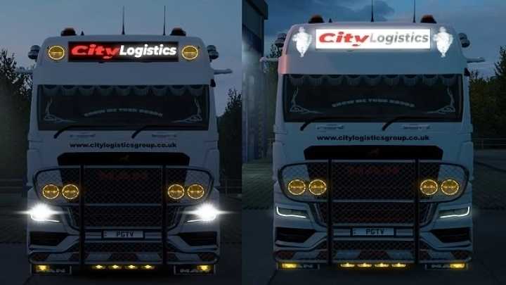 Man Tgx 2020 Light Box V1.0 ETS2 1.48