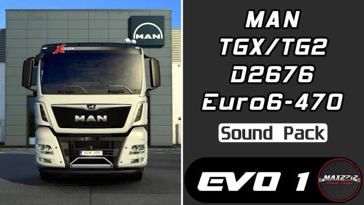 Man Tgx-Tg2 470 D2676 Sound Pack V1.0 ETS2 1.48
