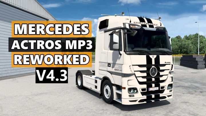 Mercedes Actros Mp3 Reworked V4.3 ETS2 1.48