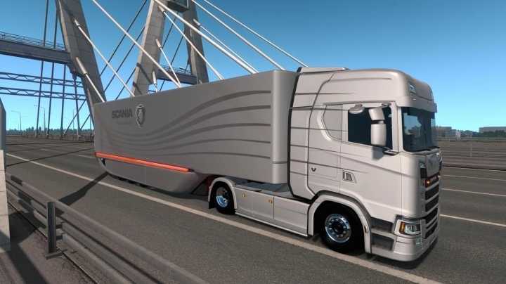 Mercedes Aerodynamic Trailer ETS2 1.48