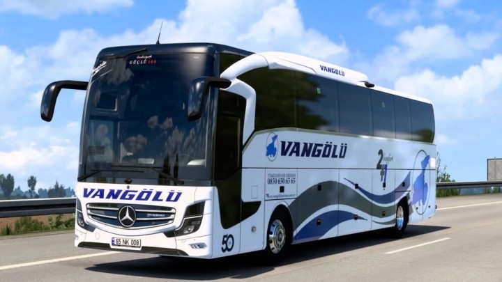 Mercedes-Benz New Travego 16 Shd – Vangolu Turizm 2023 Skin ETS2 1.48