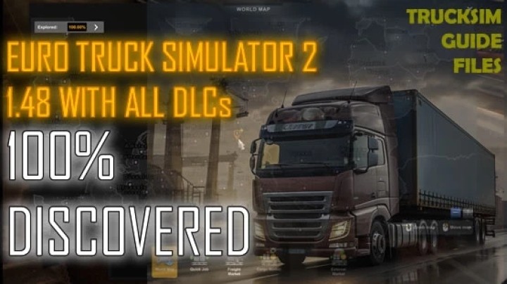 Opened Map In Profile Will All Dlc ETS2 1.48
