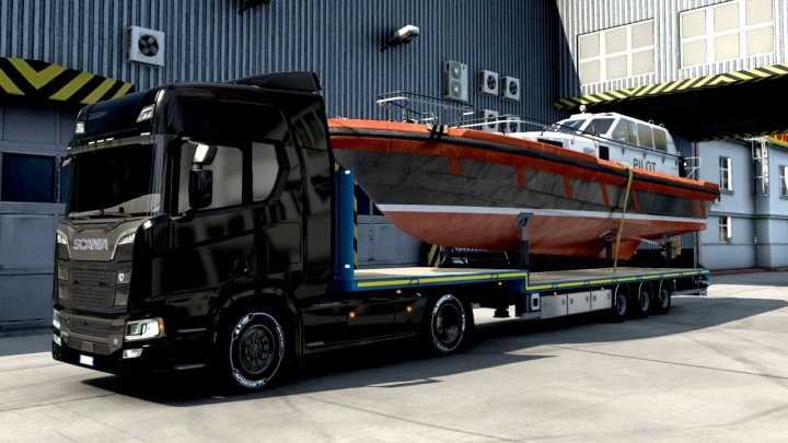 Ownable Fliegl Flatbed Trailer ETS2 1.48