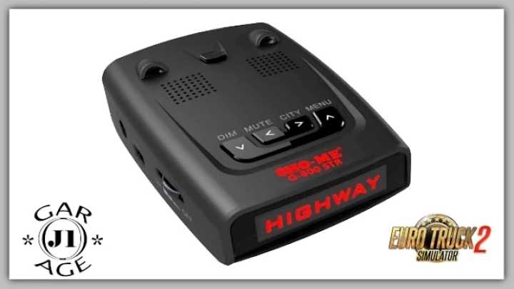 Radar Detector + Language Pack V2.0.7 ETS2 1.48