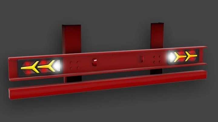 Rear Bumper Trailer Dynamik Led Light V1.0 ETS2 1.48