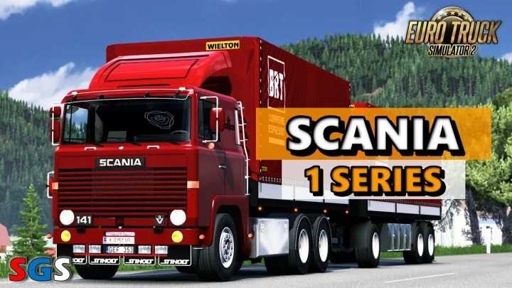 Scania 1 Series + Tandem Trailer V2.3 ETS2 1.47