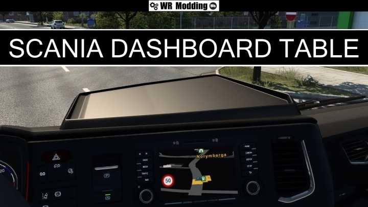 Scania Nextgen Dashboard Table ETS2 1.47