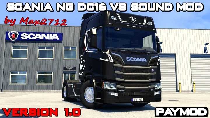 Scania Ng Dc16 V8 Sound ETS2 1.48