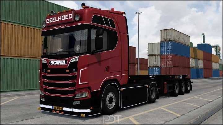 Scania S450 + Trailer Geelhoed ETS2 1.47