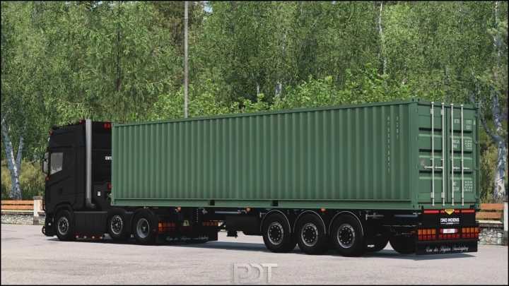 Scania S650 + Trailer Zino Moens Transport V1.1 ETS2 1.47