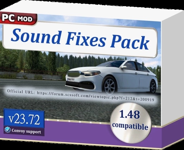 Sound Fixes Pack V23.72 ETS2 1.48