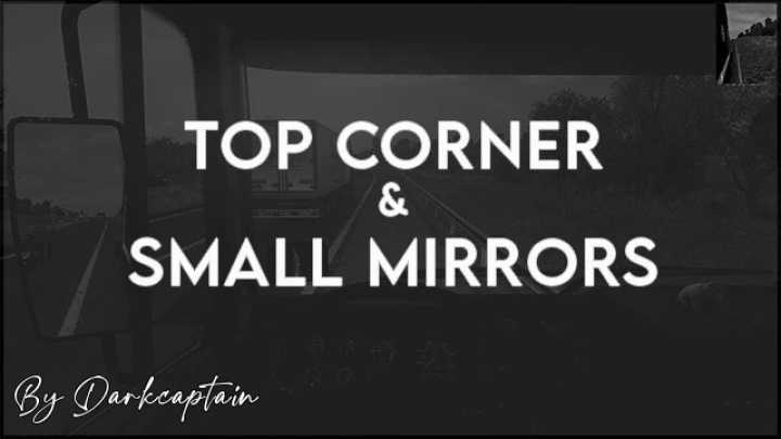 Top Corner & Small Mirrors ETS2 1.48