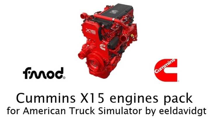 Cummins X15 Engines Pack V1.2 ATS 1.48