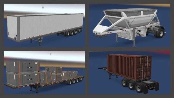 More Various Scs Trailers In Freight Market V1.0 ATS 1.48