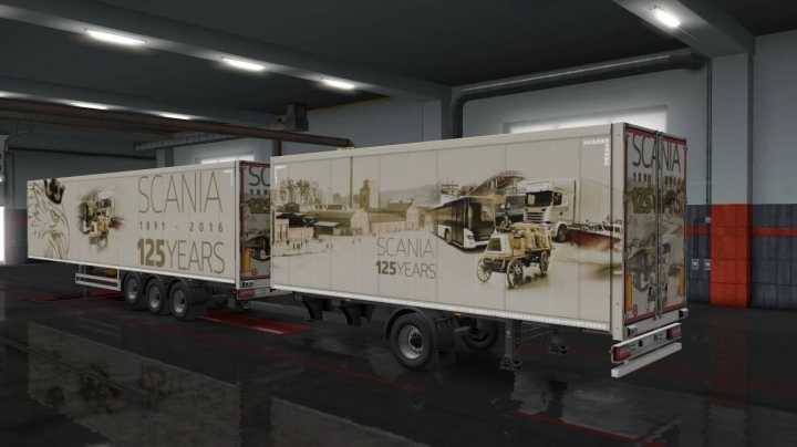 125 Years Scania Trailer In Ownership ETS2 1.48