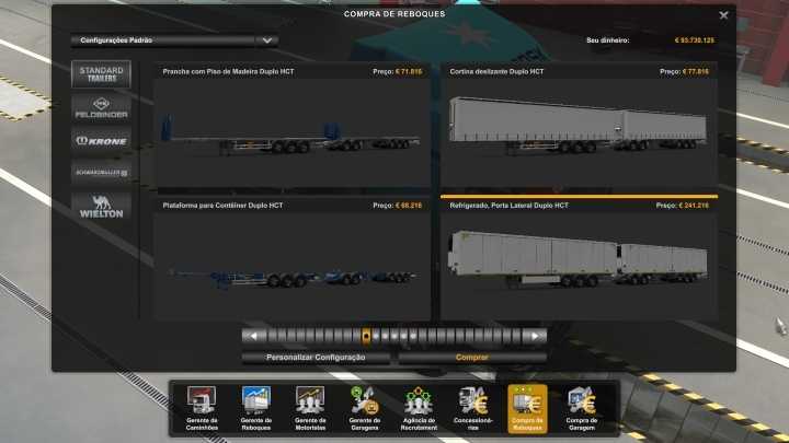 All Trailers Unlocked V1.0 ETS2 1.48