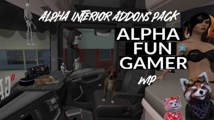 Alpha Interior-Addons Pack V1.1 ETS2 1.48