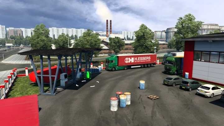 Big Garage Asv Logistica Skin ETS2 1.48