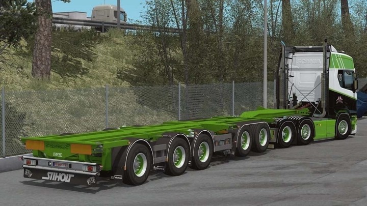 D-Tec Container Trailer ETS2 1.48