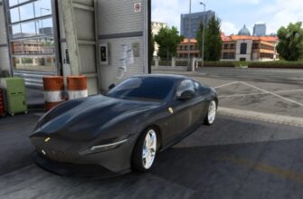 Обновление Ferrari Roma 2021 для ETS2 1.48
