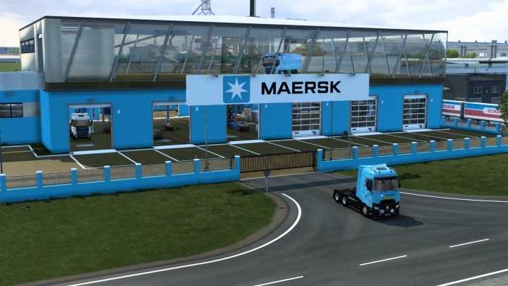 Garage D-Deck Maersk V1.0 ETS2 1.48