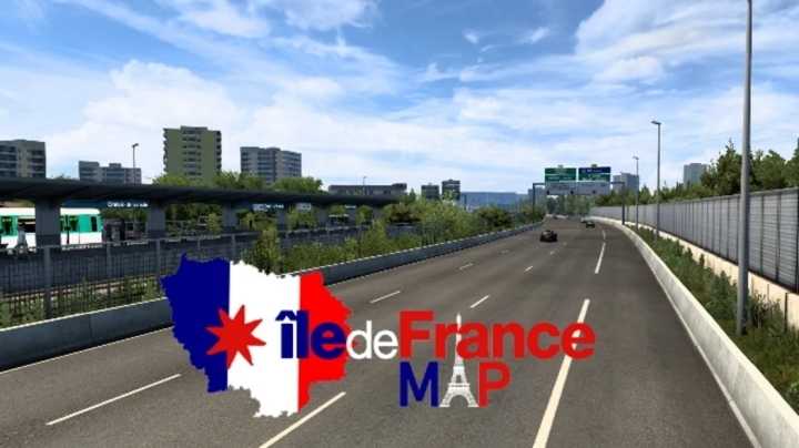 Ile De France (Paris Suburbs) V0.0.8A ETS2 1.48