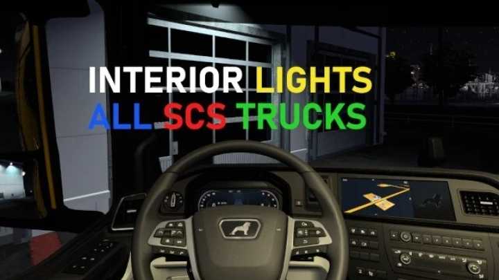 Interior Cabin Lights V0.1 ETS2 1.48