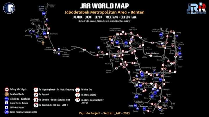 Jrr (Java Road Revolution) – Indonesia Map V0.70B ETS2 1.48