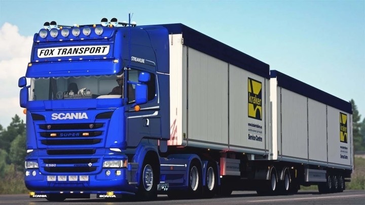 Kraker Full Trailer Addon V2.2 ETS2 1.48