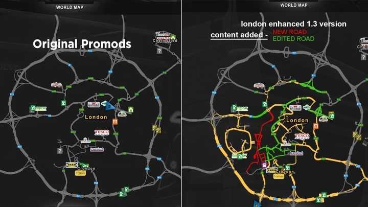 London Enhanced V1.3.1 ETS2 1.48