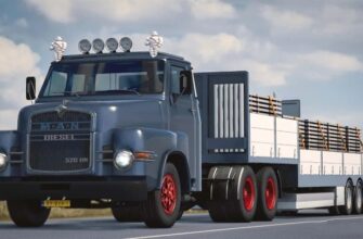 Man 520 Hn Truck ETS2 1.48 - Грузовик Man 520 Hn для игры Euro Truck Simulator 2 версии 1.48