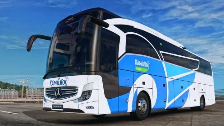 Mercedes-Benz New Travego 16 Shd – Kamil Koc Skin ETS2 1.48
