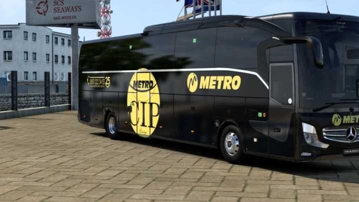 Mercedes-Benz Travego 16 Shd Metro Turizm 25.Year Skin ETS2 1.48