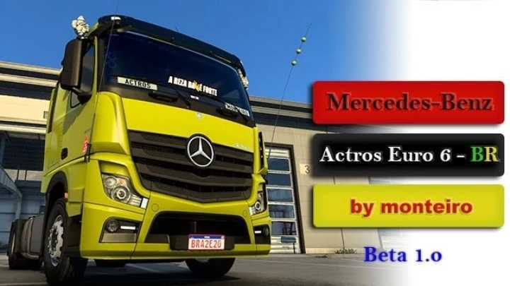 New Actros Euro 6 Br Truck V1.0 Beta ETS2 1.48