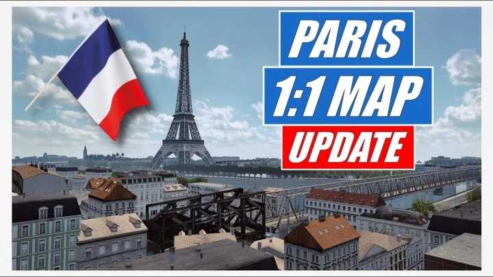Paris 1:1 Map ETS2 1.48