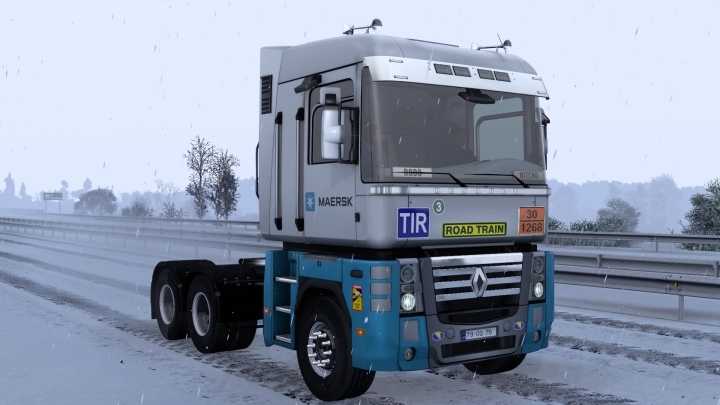 Renault Magnum Maersk Skin V1.0 ETS2 1.48