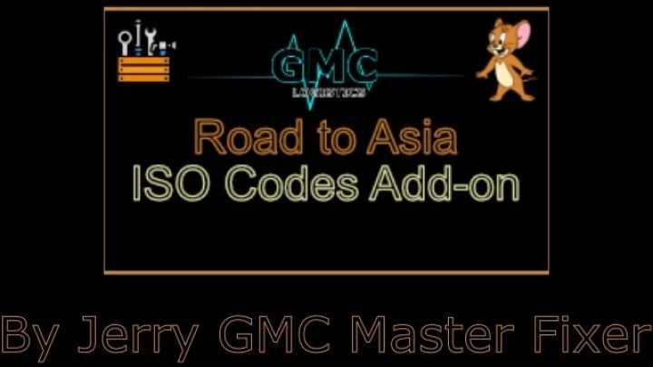 Road To Asia Iso Codes Add-On V1.0 ETS2 1.48