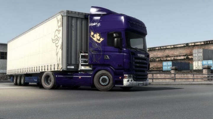 Scania R (Rjl) And Krone Megaliner Used Skins Combo ETS2 1.48