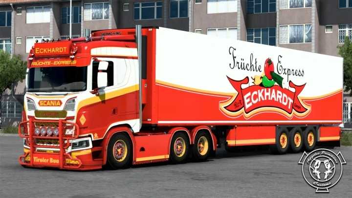 Scania S Eckhardt Combo Skin (Scania S Scs & Eugene) ETS2 1.48