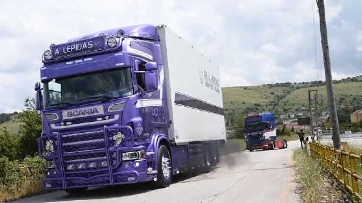 Scania V8 Open Pipe Lepidas Exhaust System V2.0 ETS2 1.48