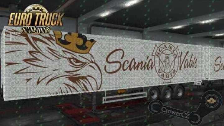 Scania Vabis Gold Trailer In Ownership ETS2 1.48
