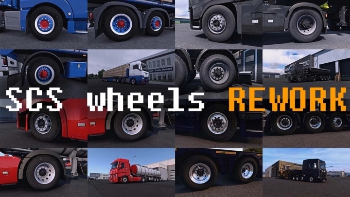 Scs Wheels Rework V1.0.1 ETS2 1.48