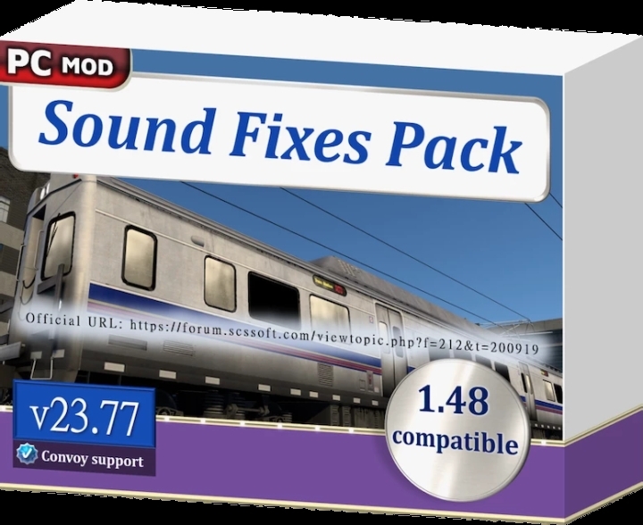 Sound Fixes Pack V23.77 ETS2 1.48