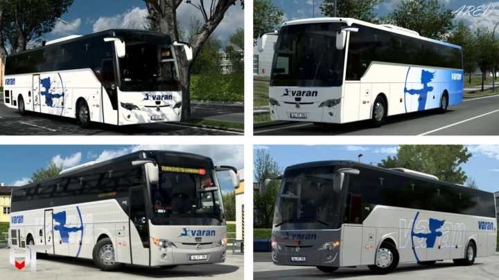 Temsa Safir Plus 2016-2023 Varan Turizm Skin ETS2 1.48