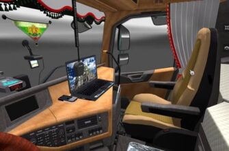 Volvo Fh16 2012 Bg Lux Interior ETS2 1.48 - Вольво ФХ16 2012 года с роскошным интерьером Bg для ETS2 версии 1.48. Volvo Fh16 2012 Bg Lux Interior ETS2 1.48 - Вольво ФХ16 2012 года с роскошным интерьером Bg для ETS2 версии 1.48.