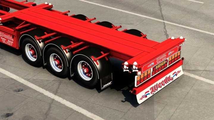 Weeda D-Tec Container Trailer ETS2 1.48